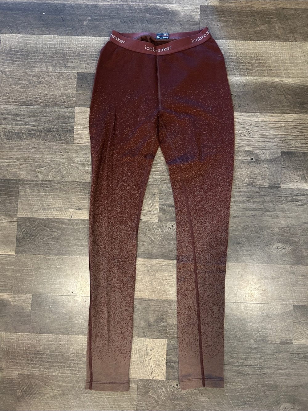 Icebreaker Women's Deep Burgundy Performance Leggings (250)